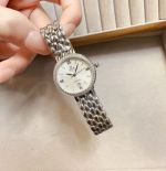 Omega Imported Quartz Movement 28MM Stainless Steel Mineral Glass Diamond Bezel Lady Watch